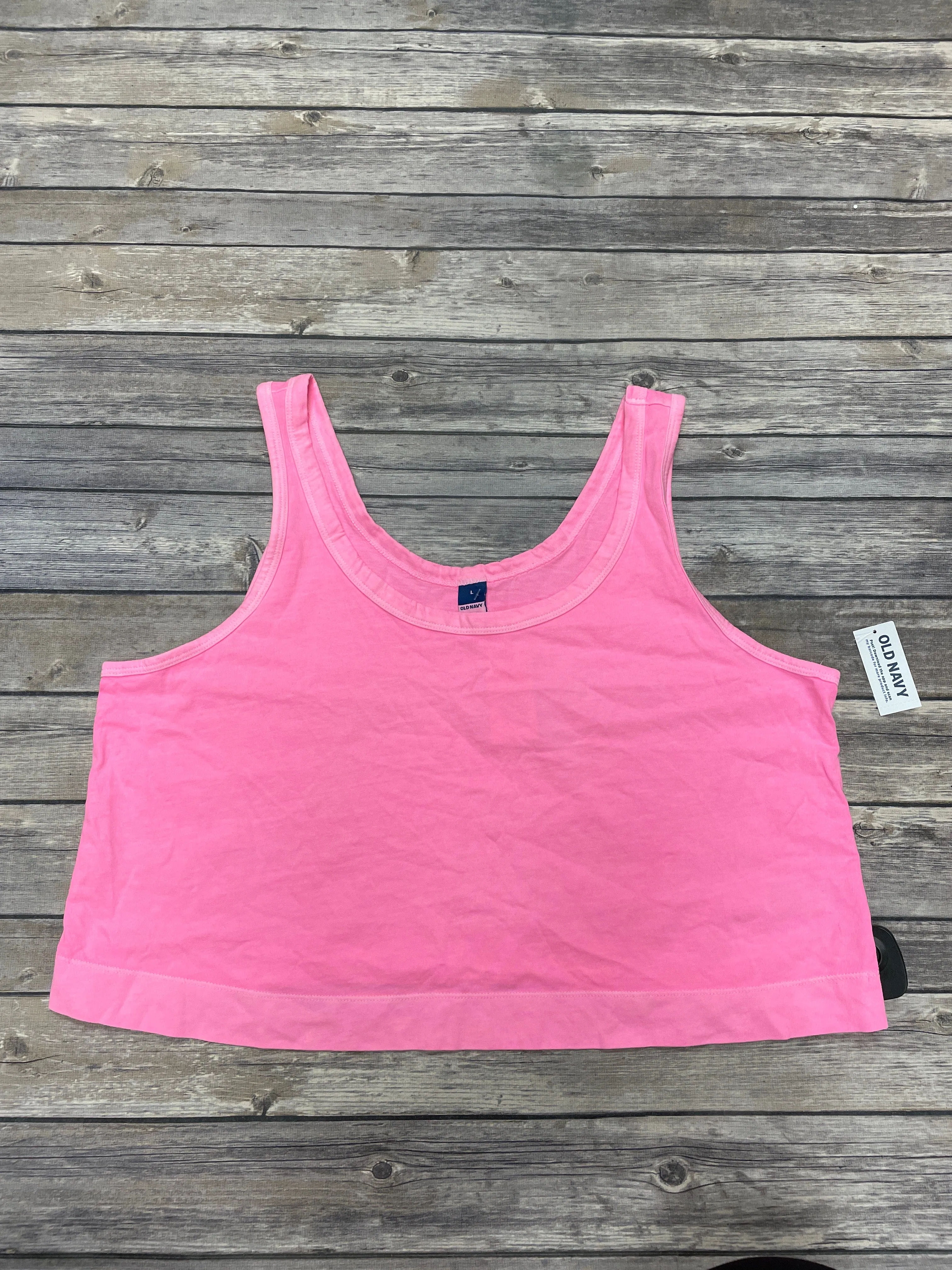 Tank Top By Old Navy In Pink, Size:L
