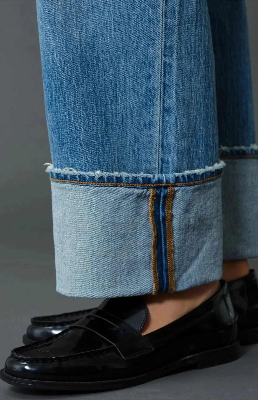 The Eastside High Rise Loose Fit Cuff Denim by Daze Denim - All Mine Vintage