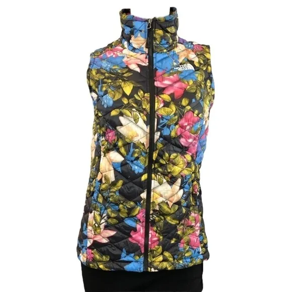 THE NORTH FACE Floral Nano Puff Thermoball Vest Size XS