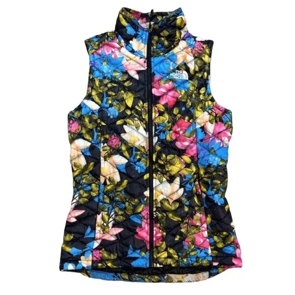 THE NORTH FACE Floral Nano Puff Thermoball Vest Size XS