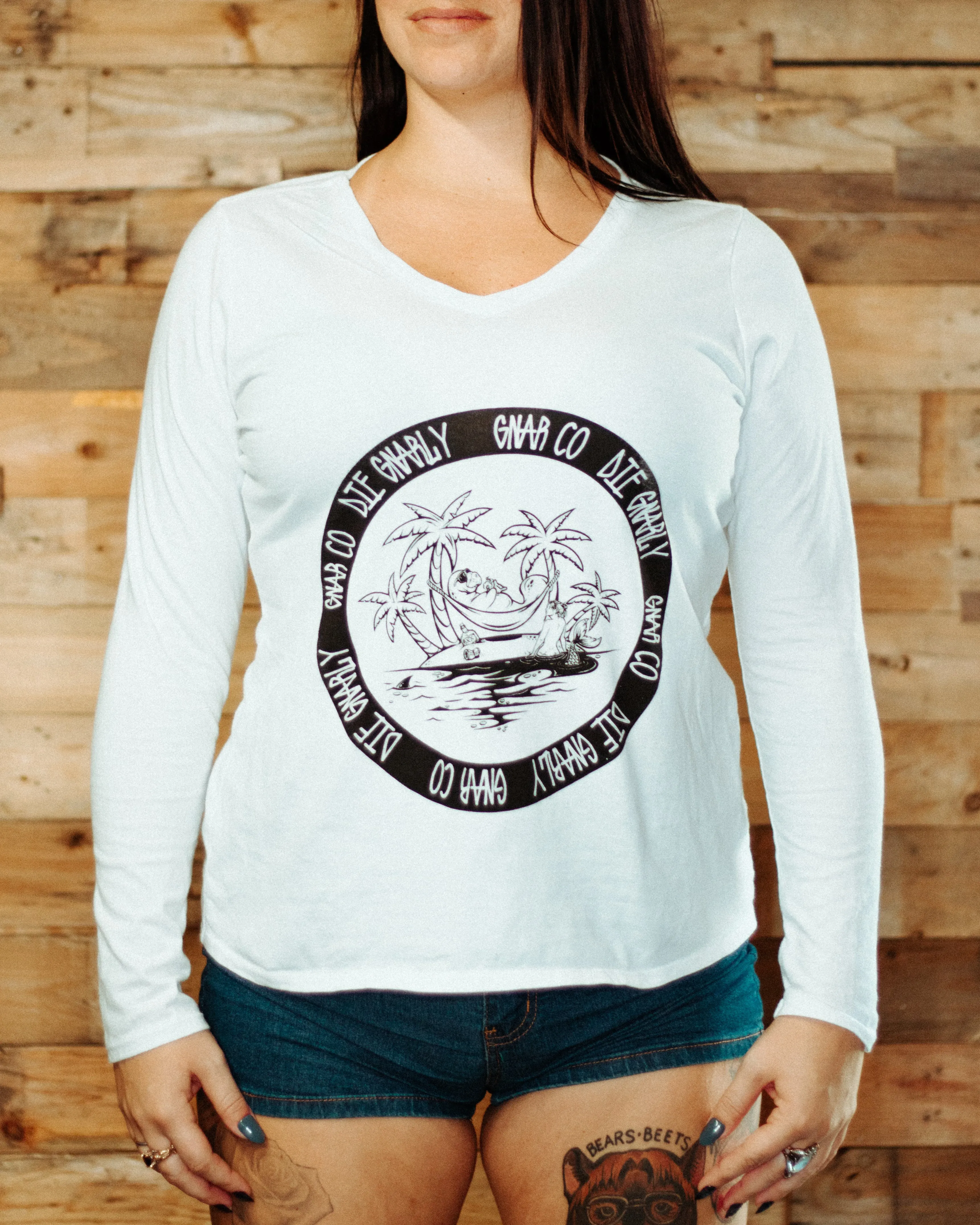 The Not So Lonely Island Long Sleeve Women's Tee