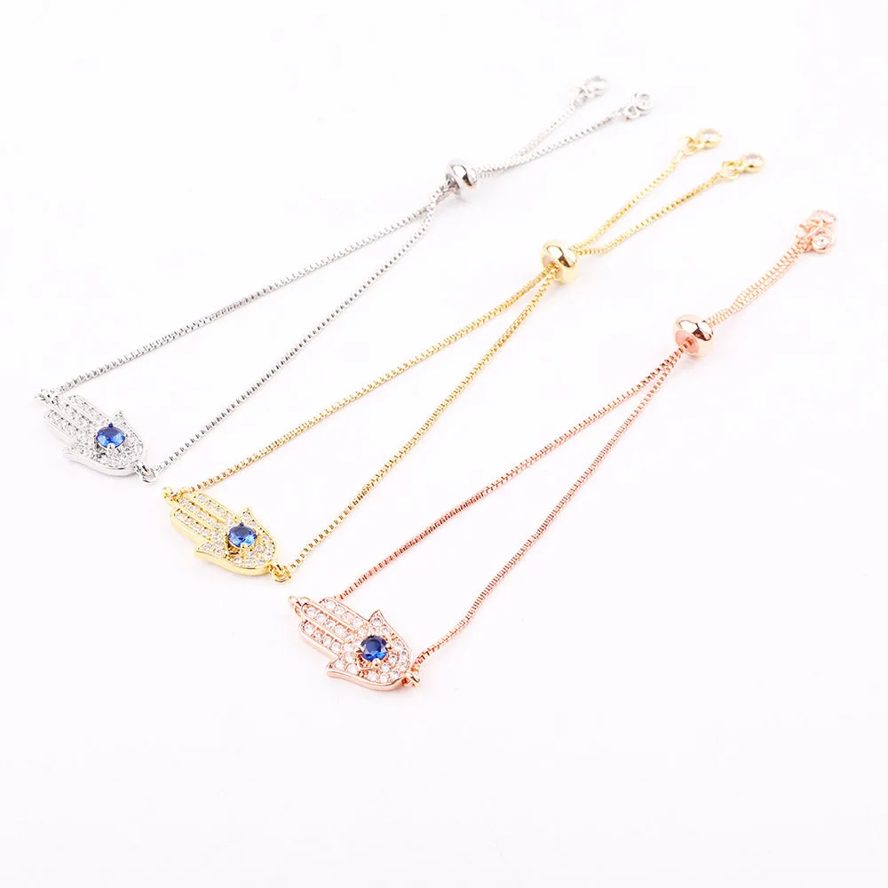 Thin Rope Hamsa Hand