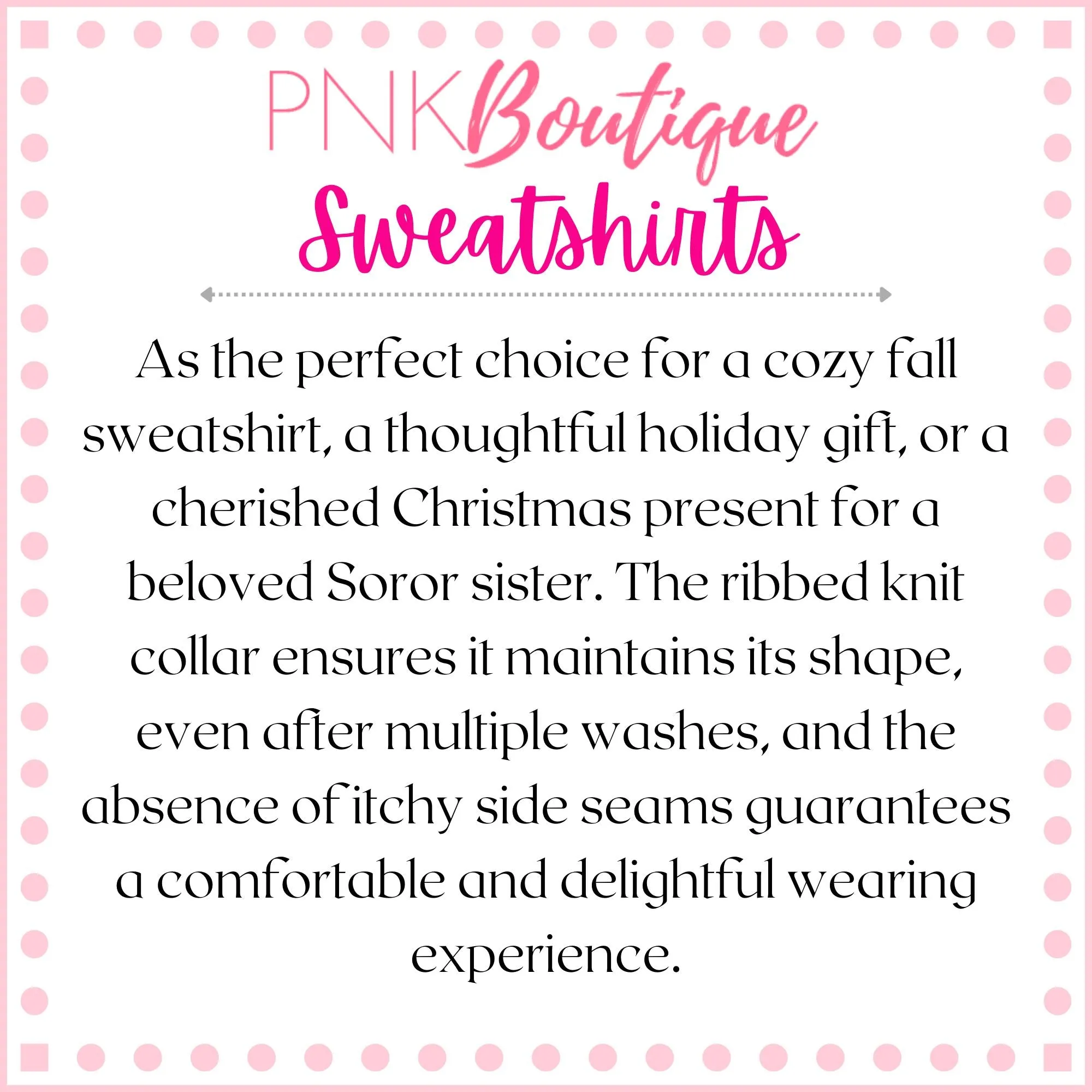 Tis the Season to be Pretty Pink and Green Sweatshirt