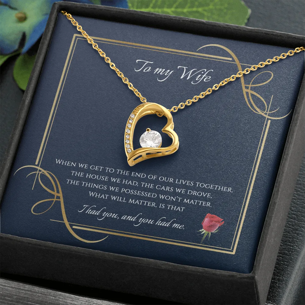 To The End Forever Love Necklace