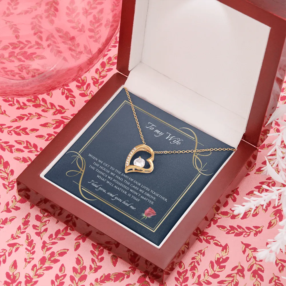 To The End Forever Love Necklace