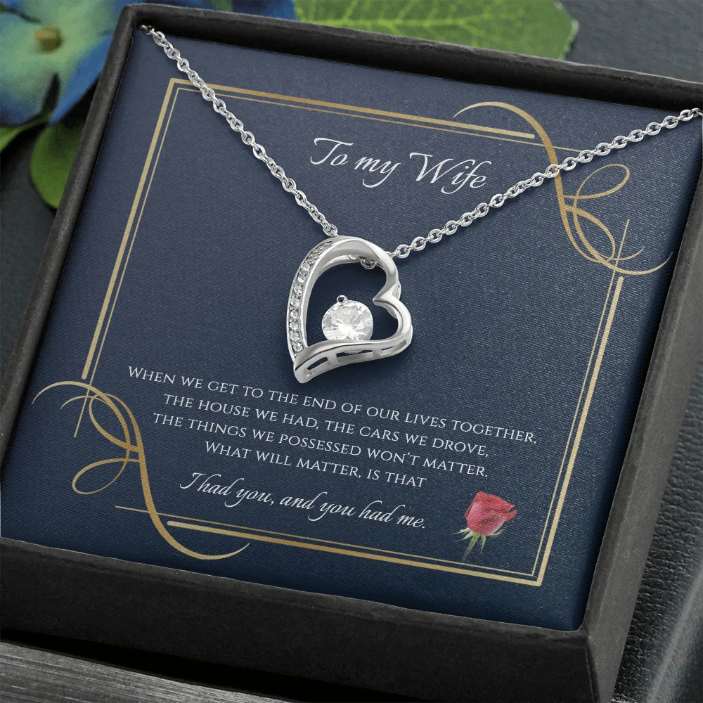 To The End Forever Love Necklace