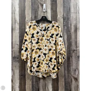 Top 3/4 Sleeve By Maurices In Multi-colored, Size: L