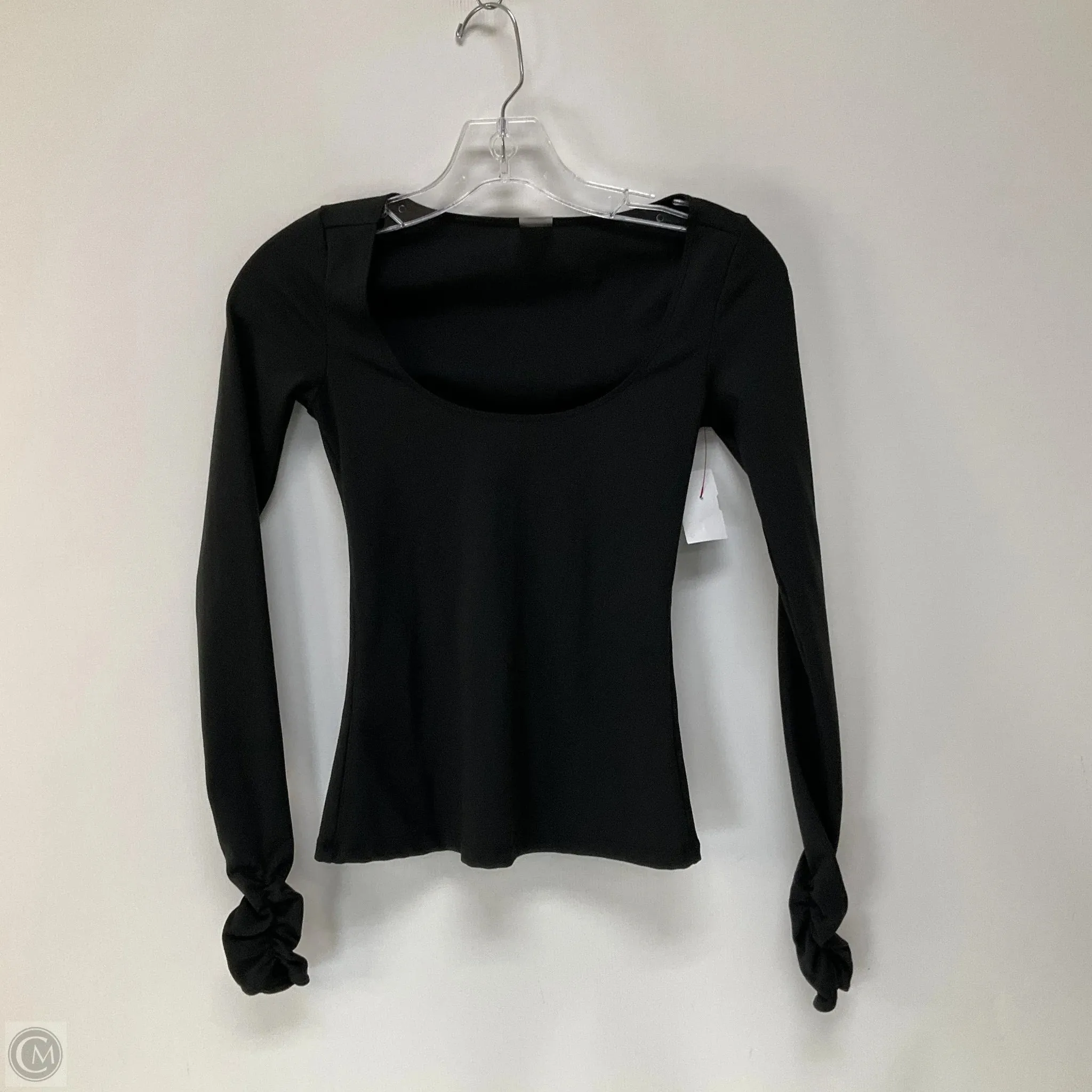 Top Long Sleeve By Cmc In Black, Size: Xs