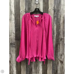Top Long Sleeve By Endless Rose In Pink, Size: S