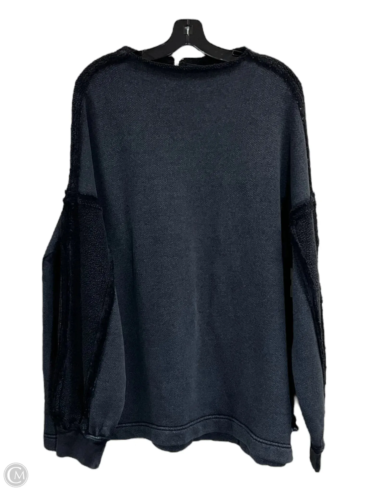 Top Long Sleeve By Free People In Black, Size: M