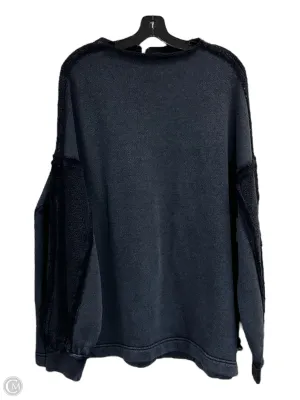 Top Long Sleeve By Free People In Black, Size: M