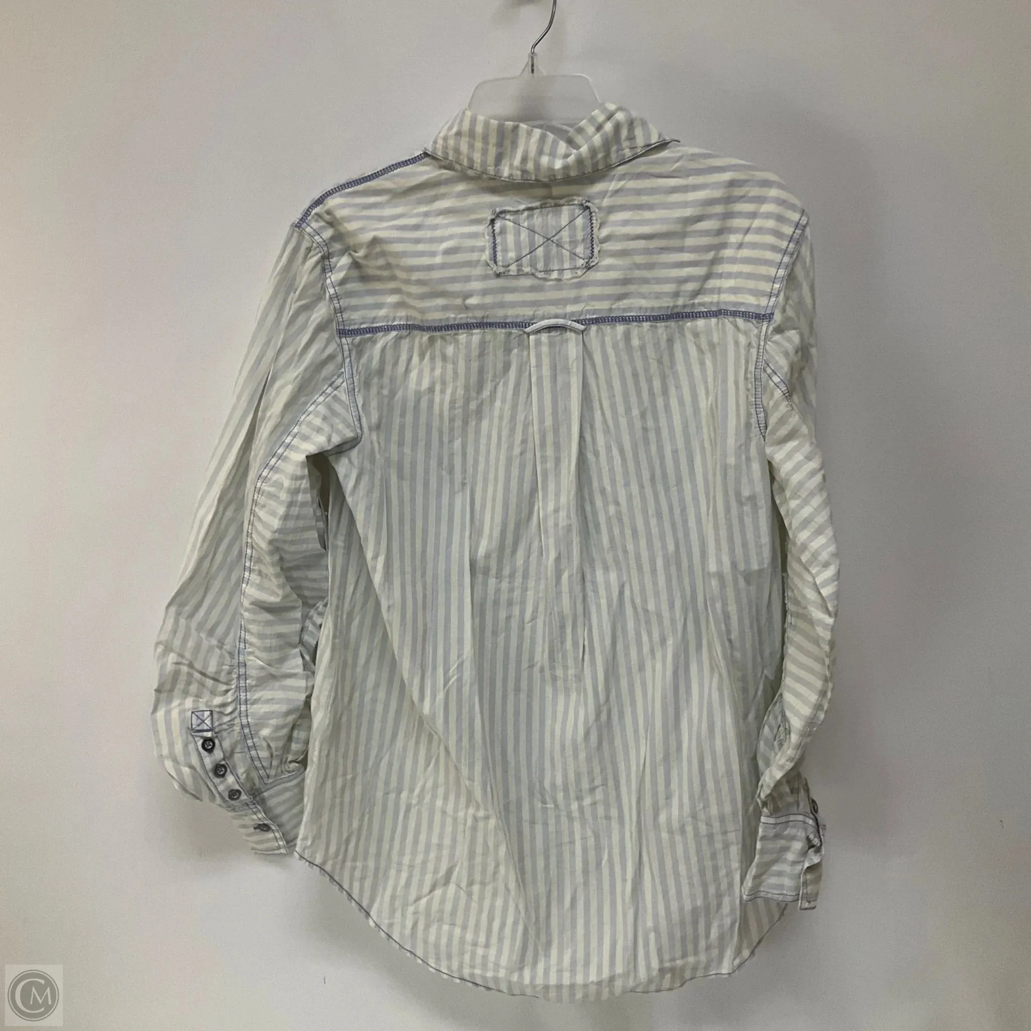 Top Long Sleeve By Free People In Striped Pattern, Size: Xs