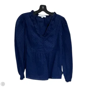 Top Long Sleeve By Loft In Blue, Size: Xs