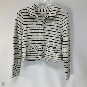 Top Long Sleeve By Madewell In Striped Pattern, Size: S