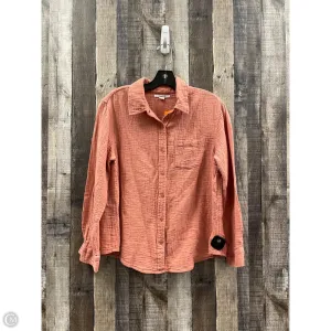 Top Long Sleeve By Oneill In Orange, Size: S
