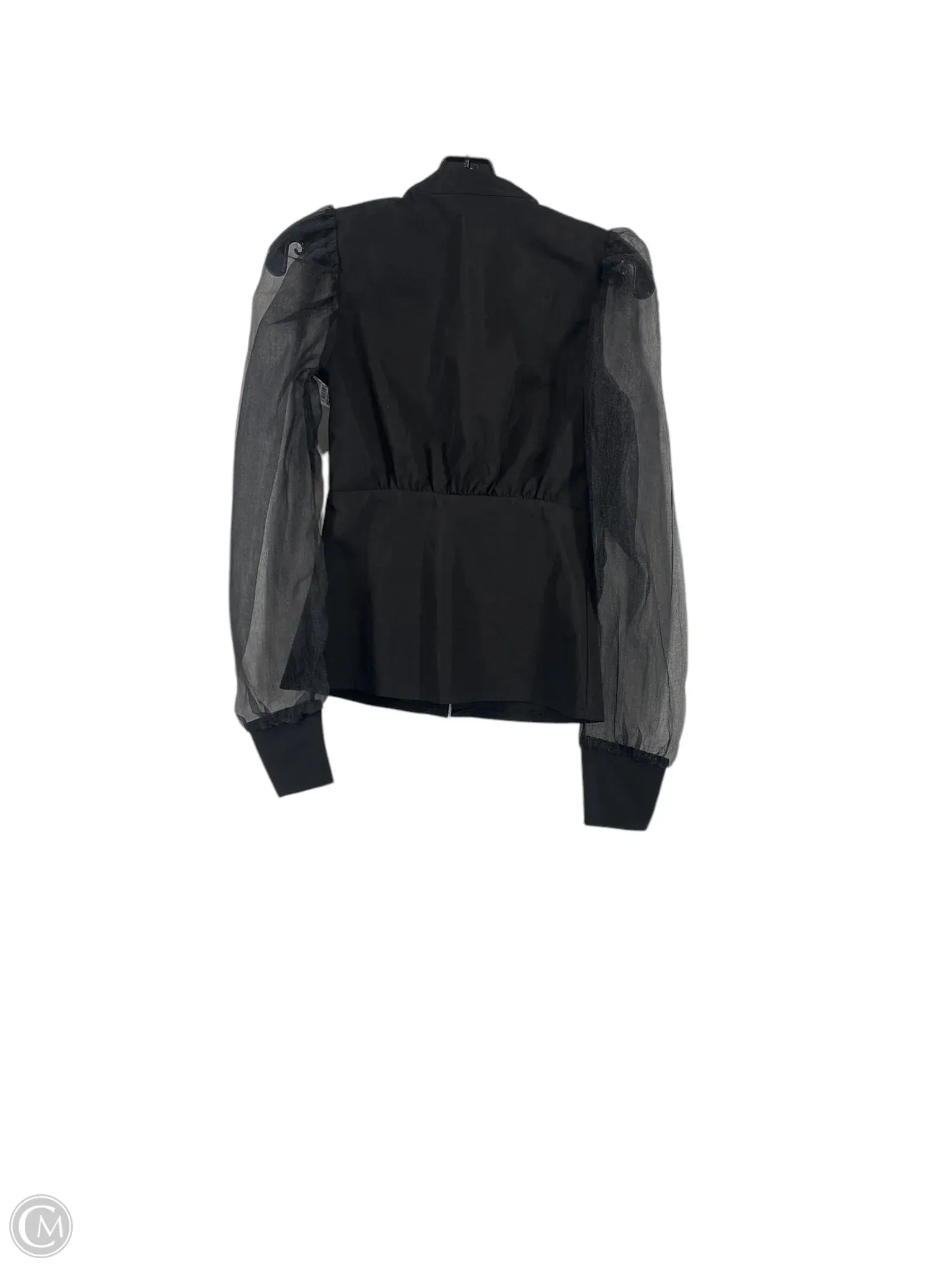 Top Long Sleeve By Pretty Little Thing In Black, Size: 2