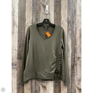 Top Long Sleeve By Simply Vera In Green, Size: S