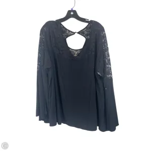 Top Long Sleeve By Torrid In Black, Size: 2
