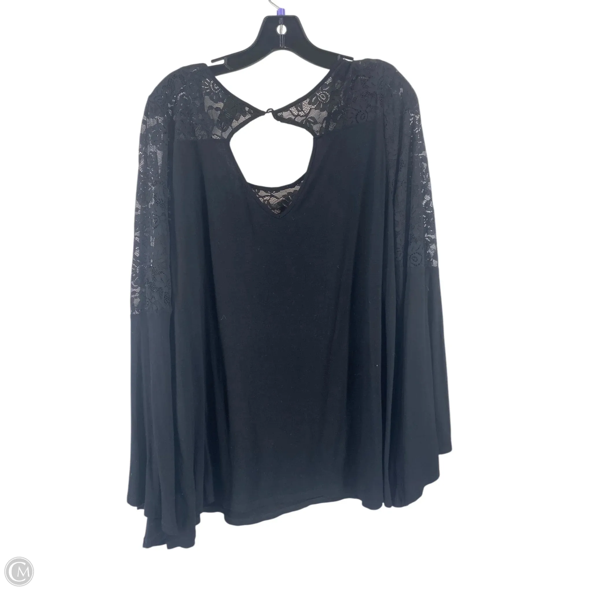 Top Long Sleeve By Torrid In Black, Size: 2