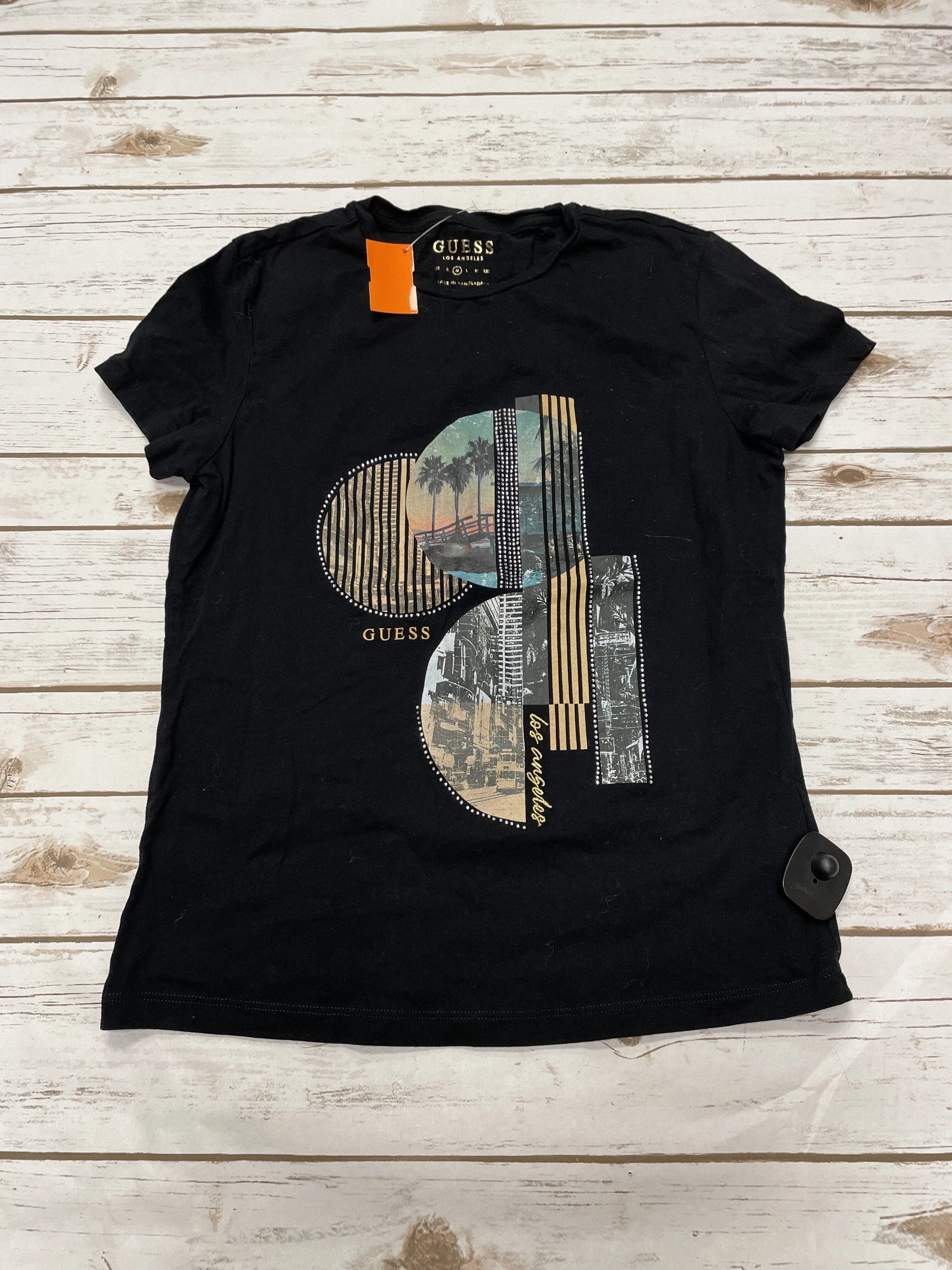 Top Short Sleeve Basic By Guess  Size: M