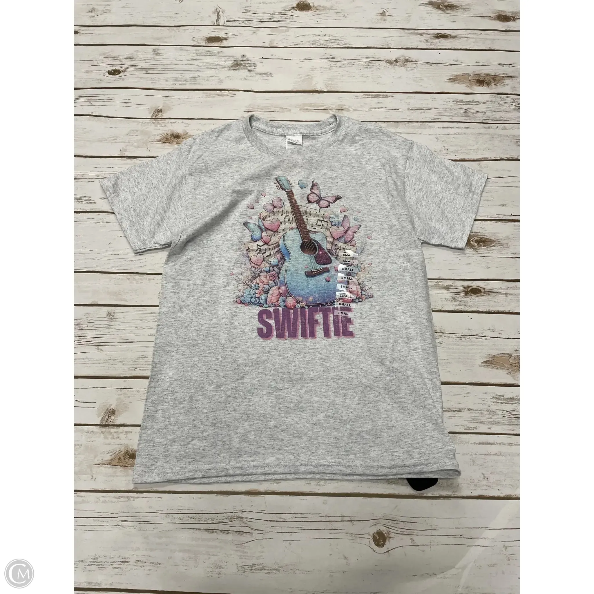 Top Short Sleeve Basic By Hanes In Grey, Size: S