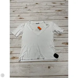 Top Short Sleeve Basic By Zara In White, Size: S