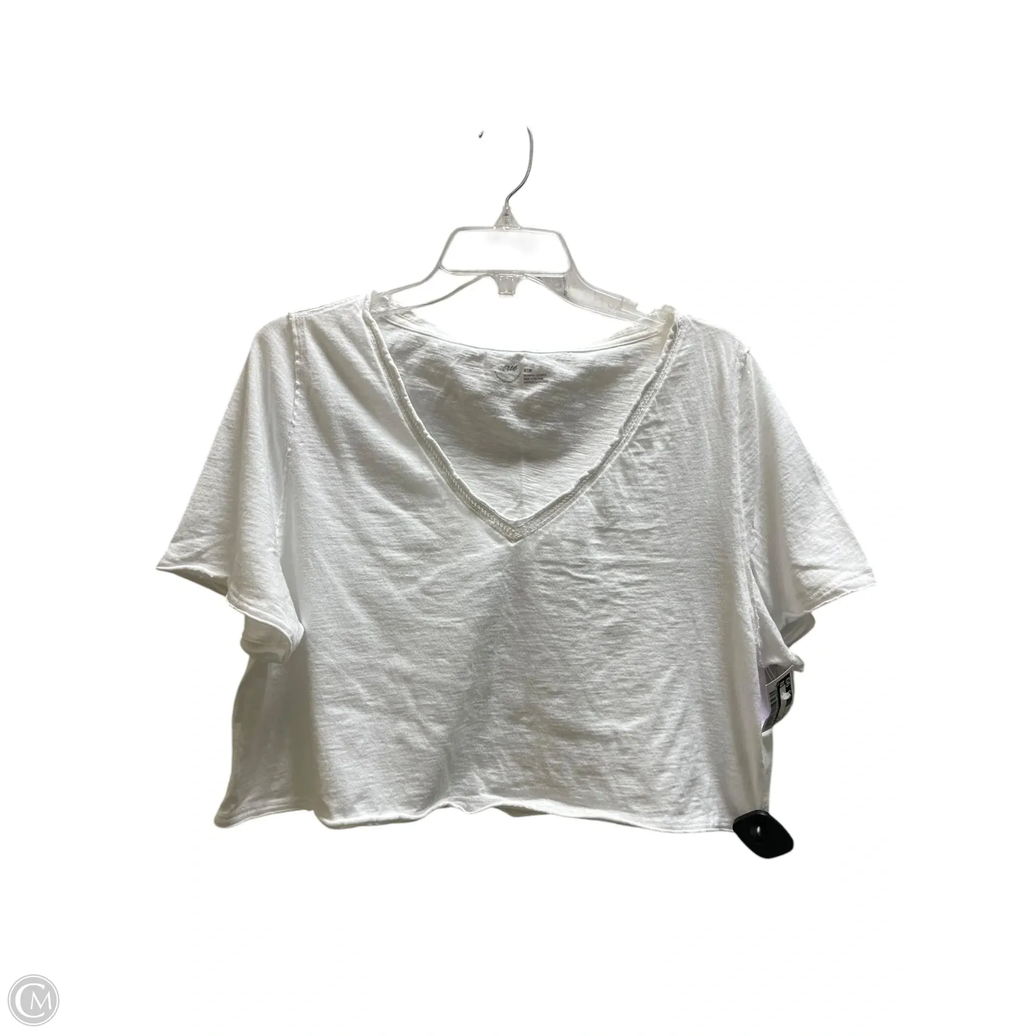 Top Short Sleeve By Aerie In White, Size: M