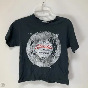 Top Short Sleeve By Anthropologie In Grey, Size: Xxs