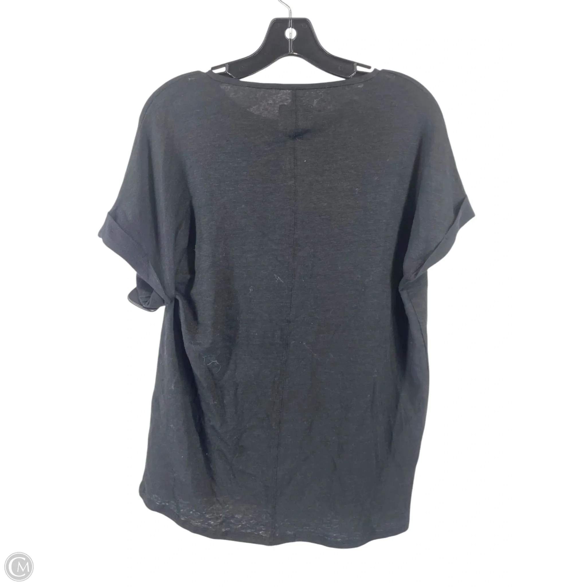 Top Short Sleeve By Chaser In Black, Size: M