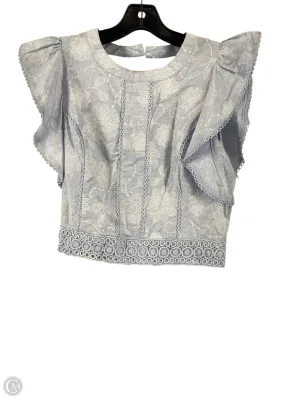 Top Sleeveless By Clothes Mentor In Blue, Size: M