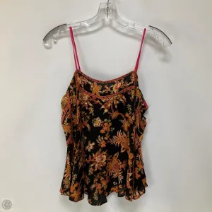 Top Sleeveless By Free People In Black & Pink, Size: M