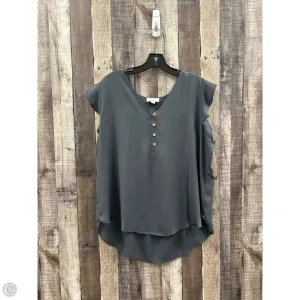 Top Sleeveless By Loft In Grey, Size: Xl