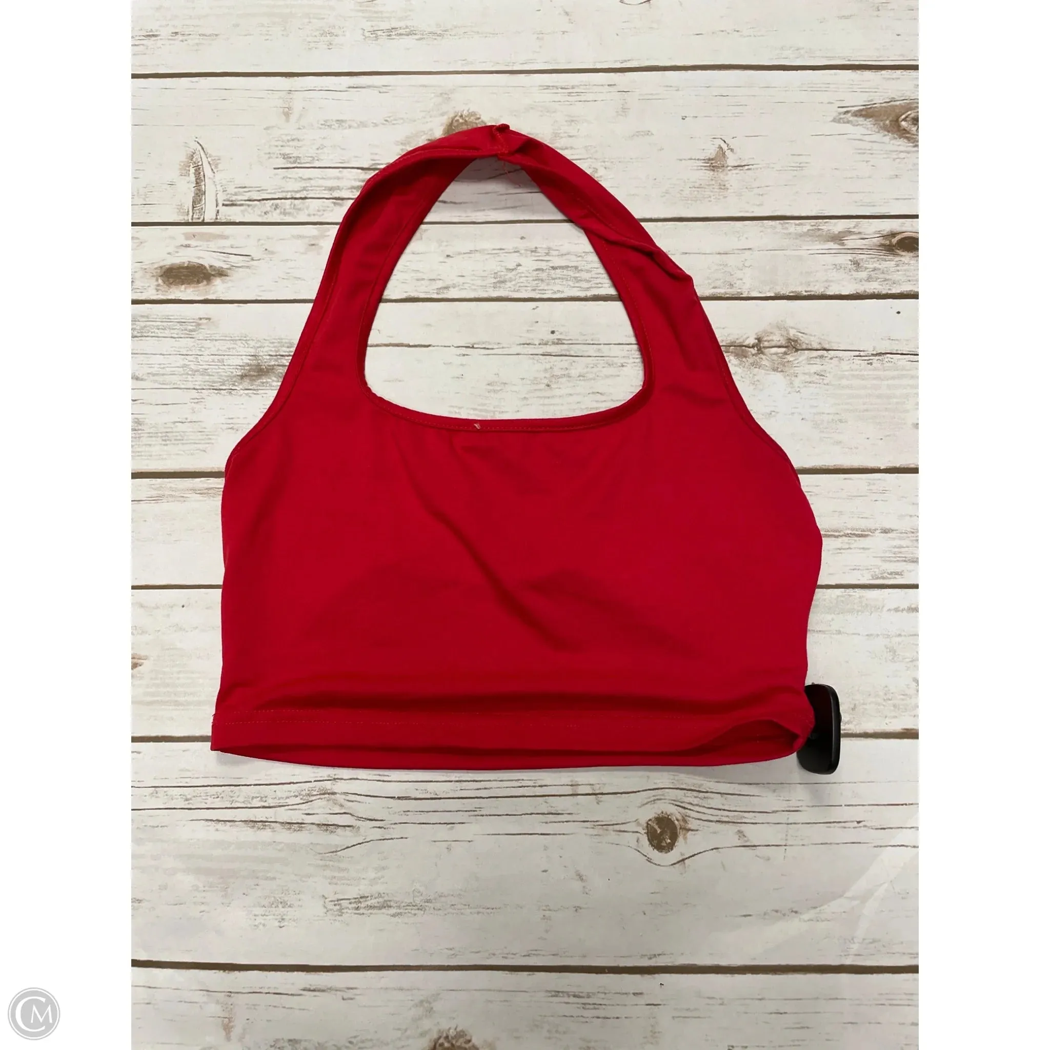Top Sleeveless By Shein In Red, Size: M