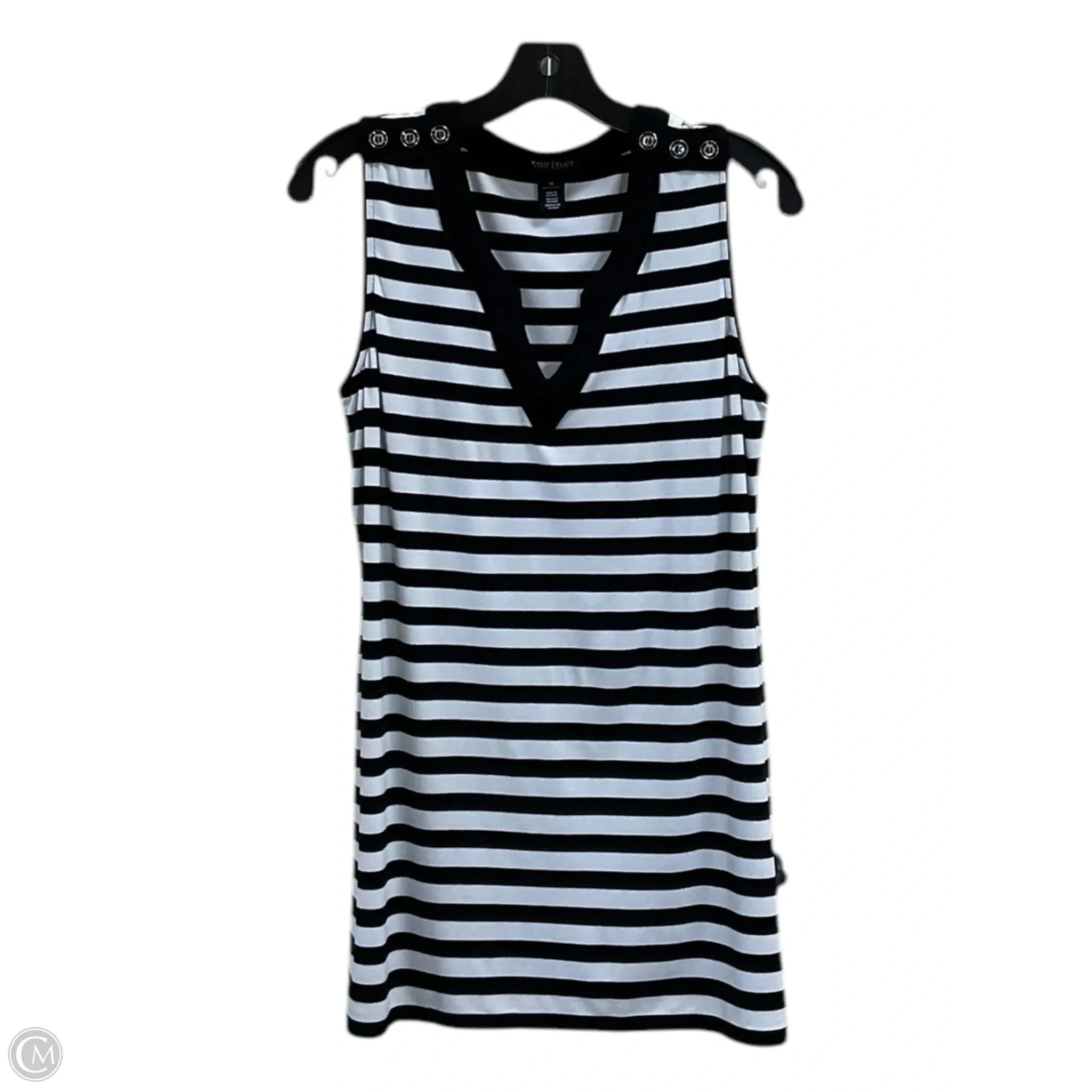 Top Sleeveless By White House Black Market In Black & White, Size: M