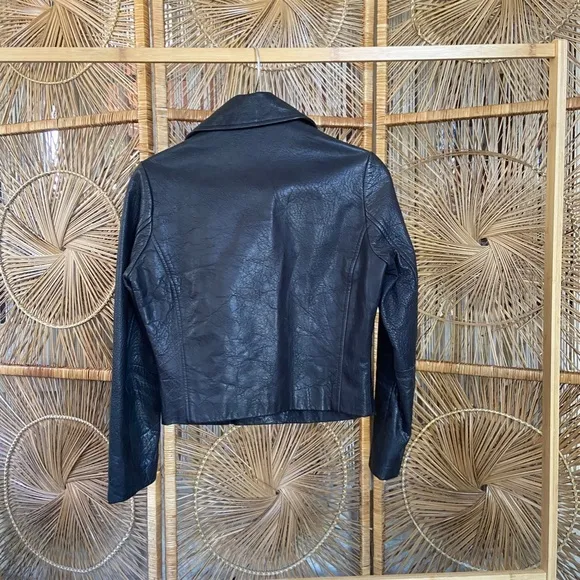 Topshop Women's Real Leather Jacket