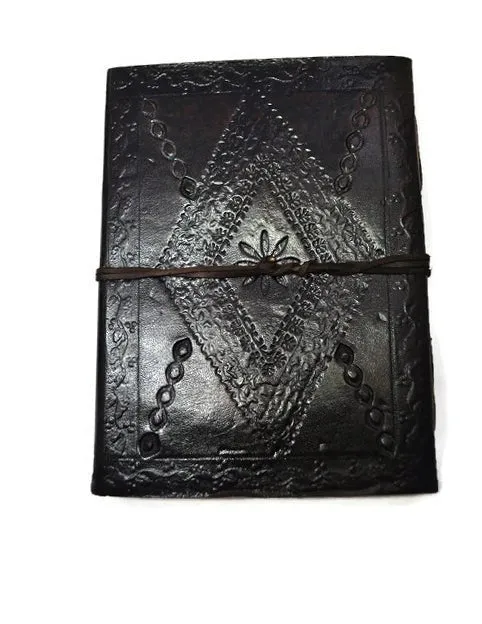 Tree of Life embossed leather notebook