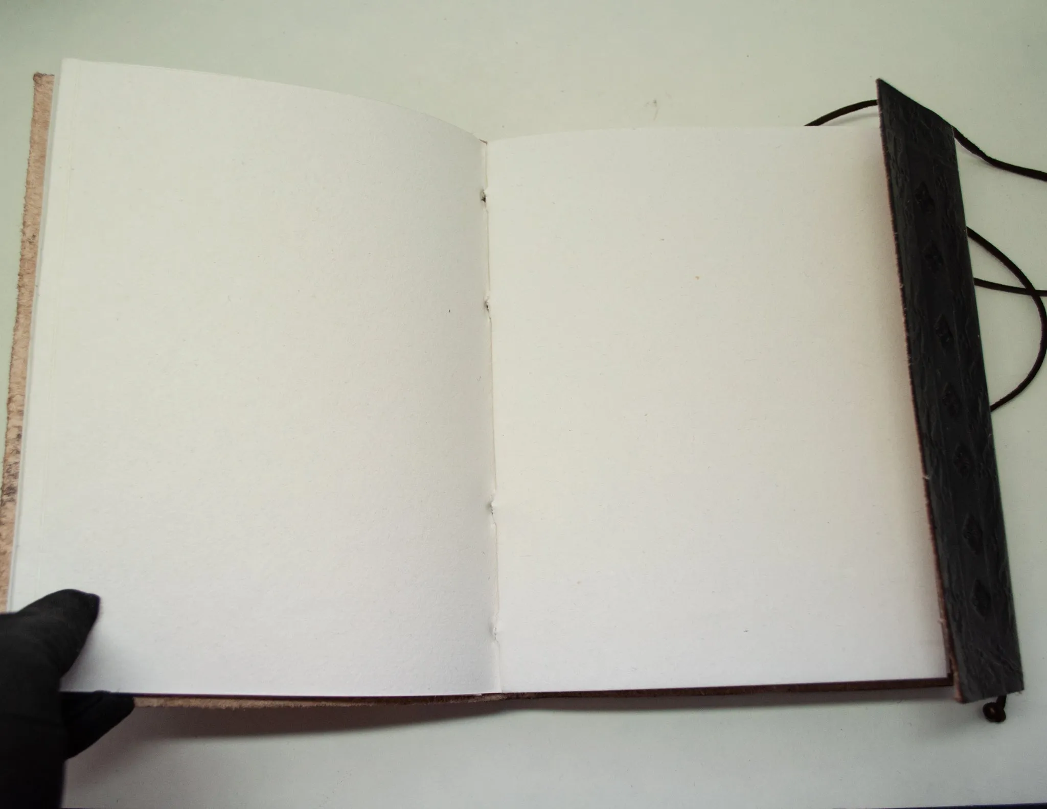 Tree of Life embossed leather notebook