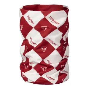 Triumph Harlequinn Neck Tube Red / Bone