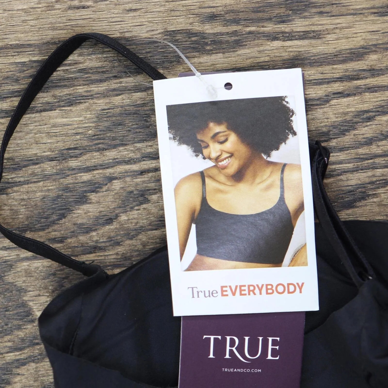 True & Co. True Everybody Women's Adjustable Strap Scoop Neck Bra 1191