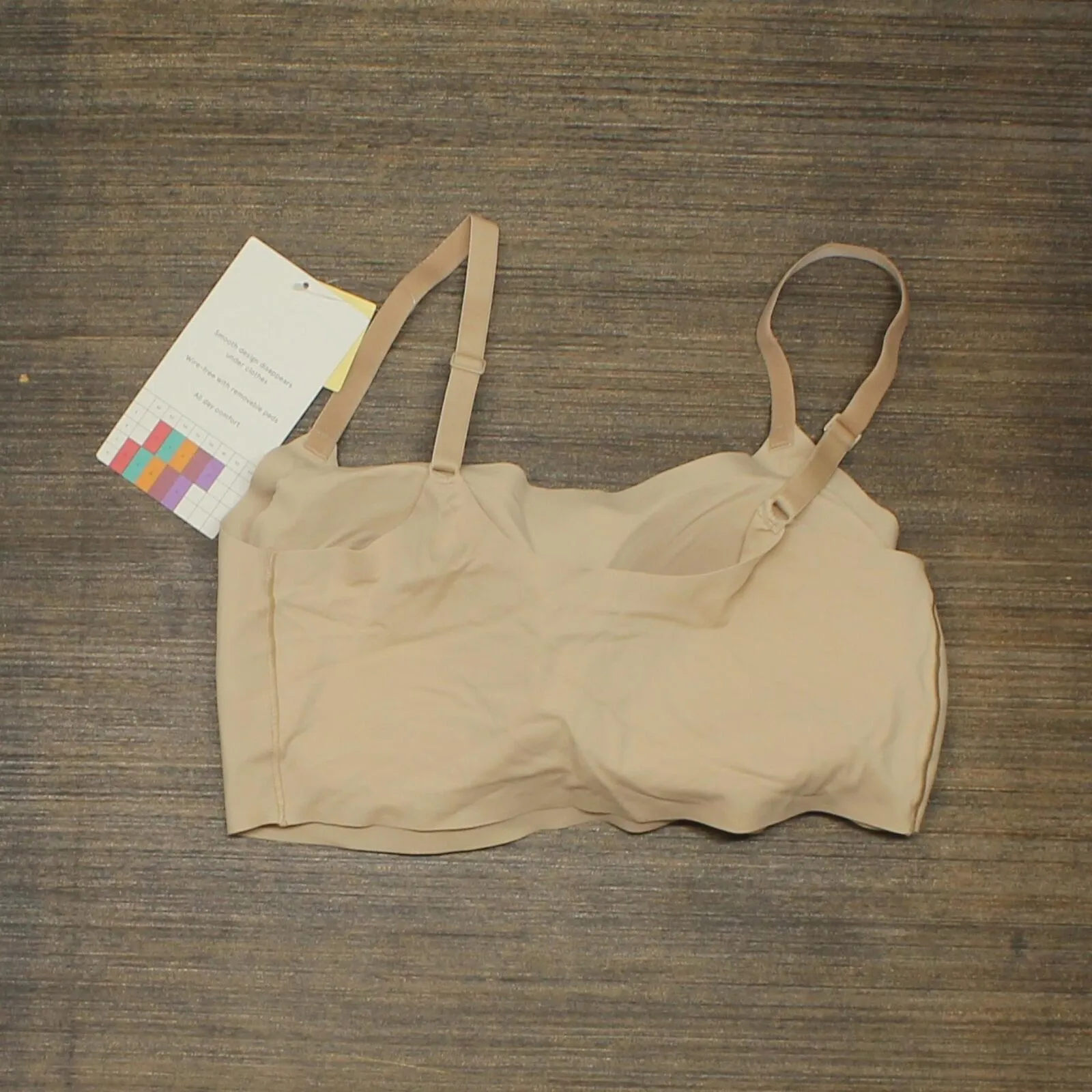 True & Co. True Everybody Women's Adjustable Strap Scoop Neck Bra