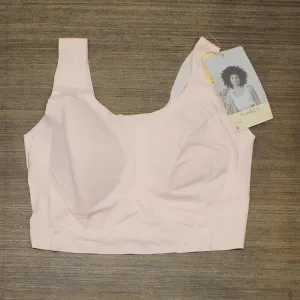 True & Co. True Everybody Women's Scoop Neck Bra Pale Pink XL