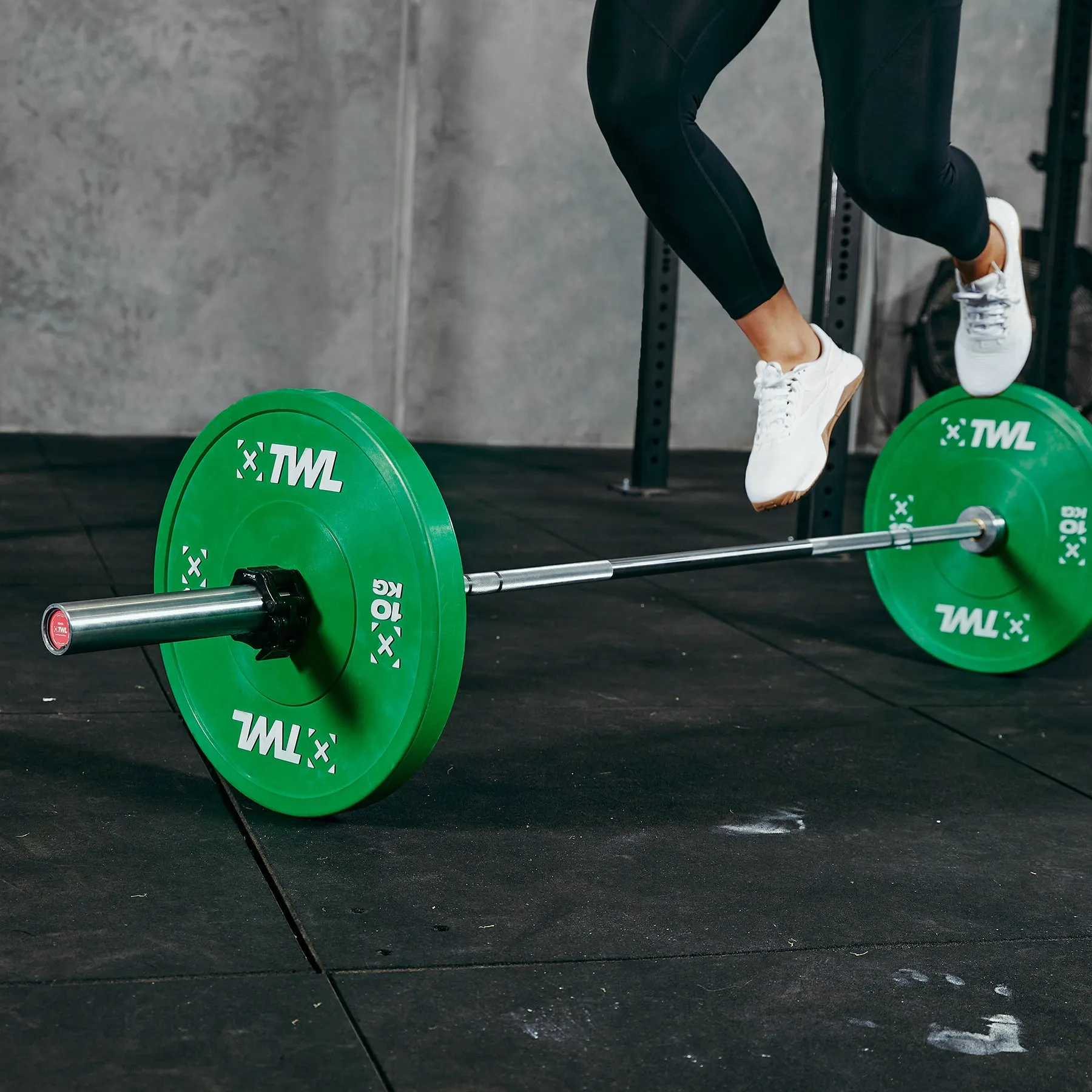 TWL - Women's Everyday Barbell and Everyday Bumper Plates with Spring Lock Collars