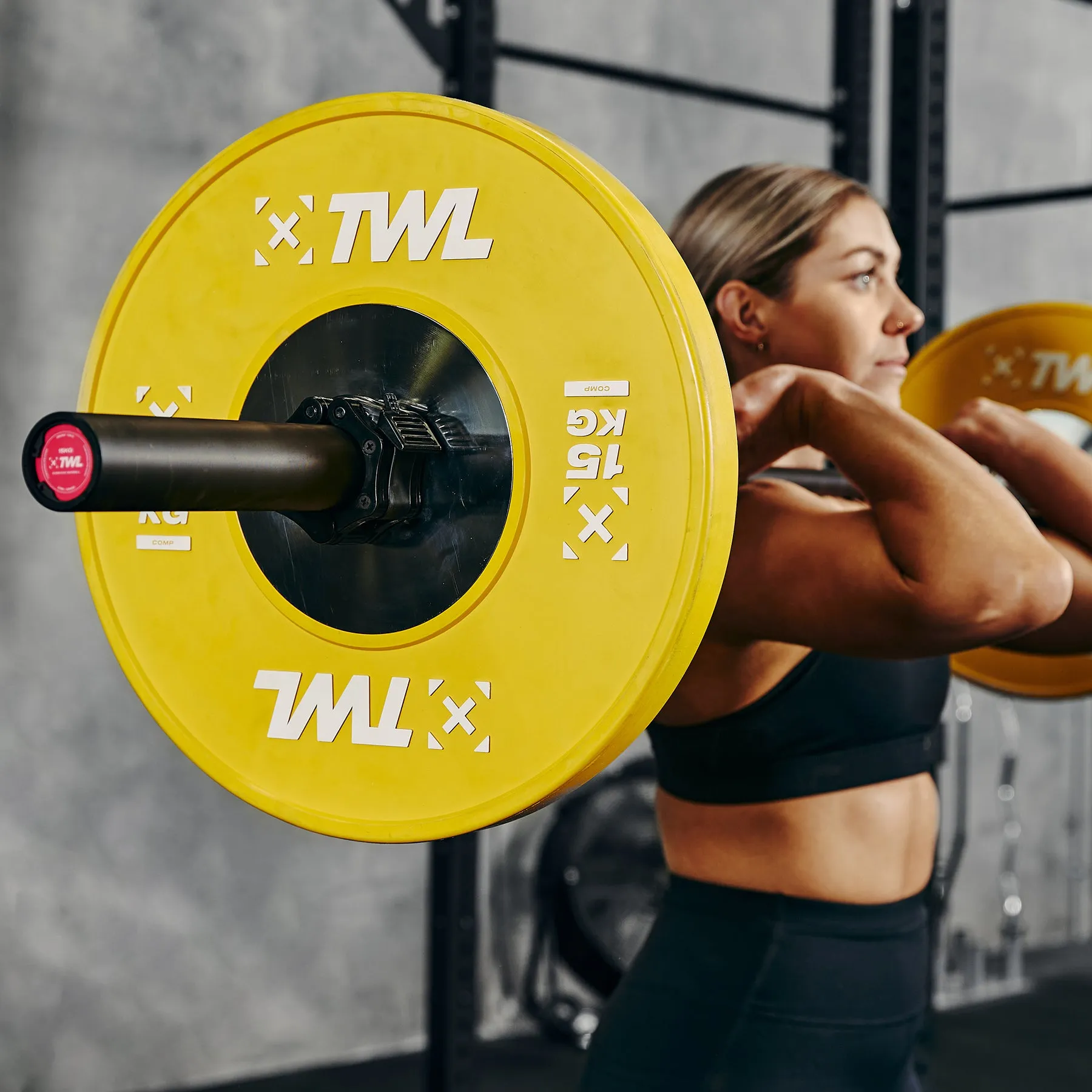 TWL - Women's Everyday Barbell and Everyday Bumper Plates with Spring Lock Collars
