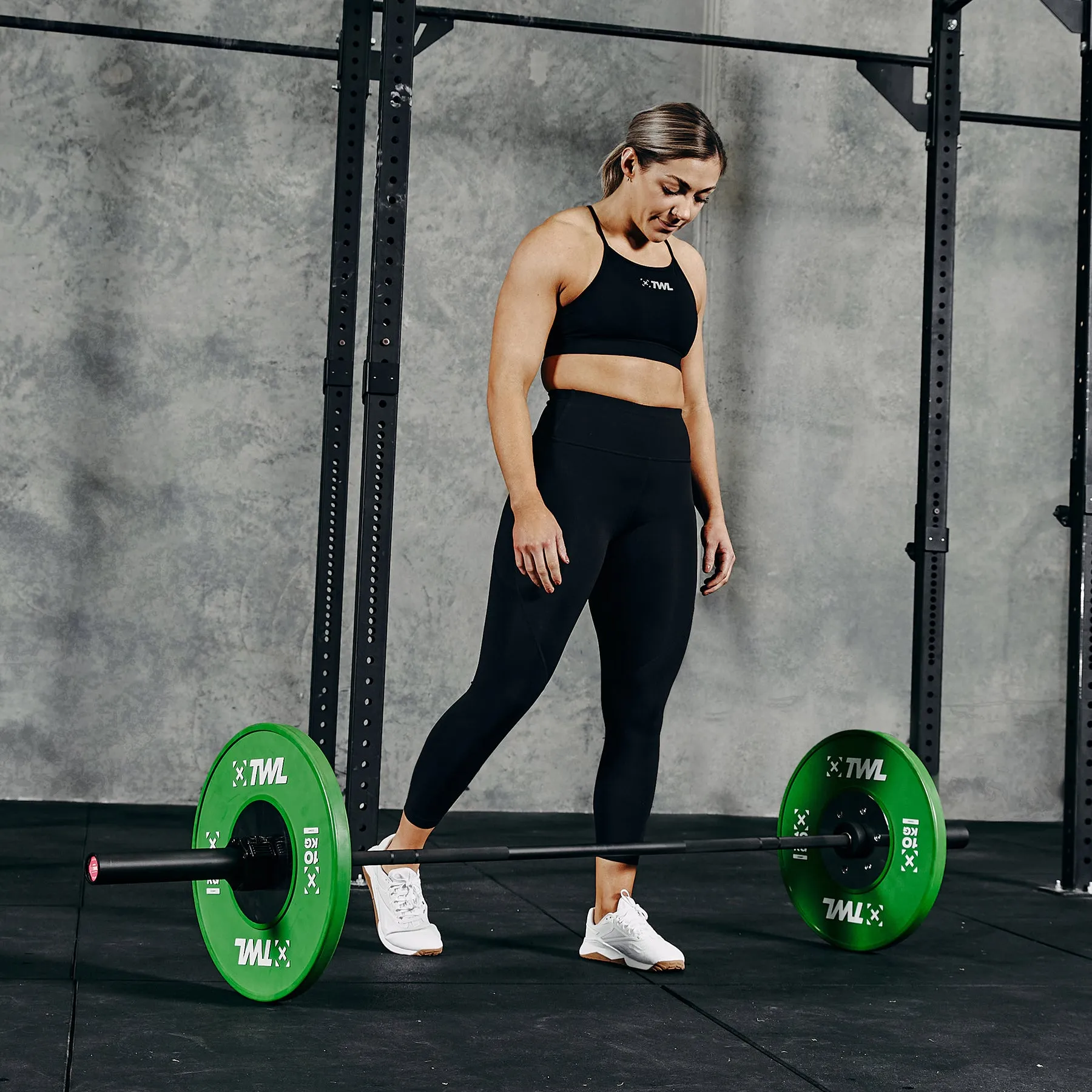 TWL - Women's Everyday Barbell and Everyday Bumper Plates with Spring Lock Collars