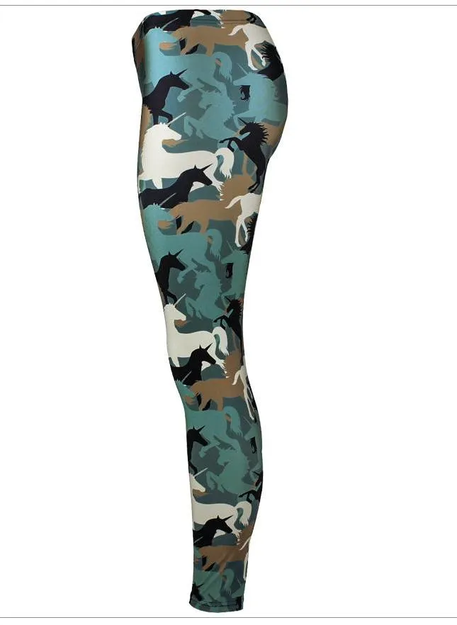 Unicorn Camouflage-style Leggings