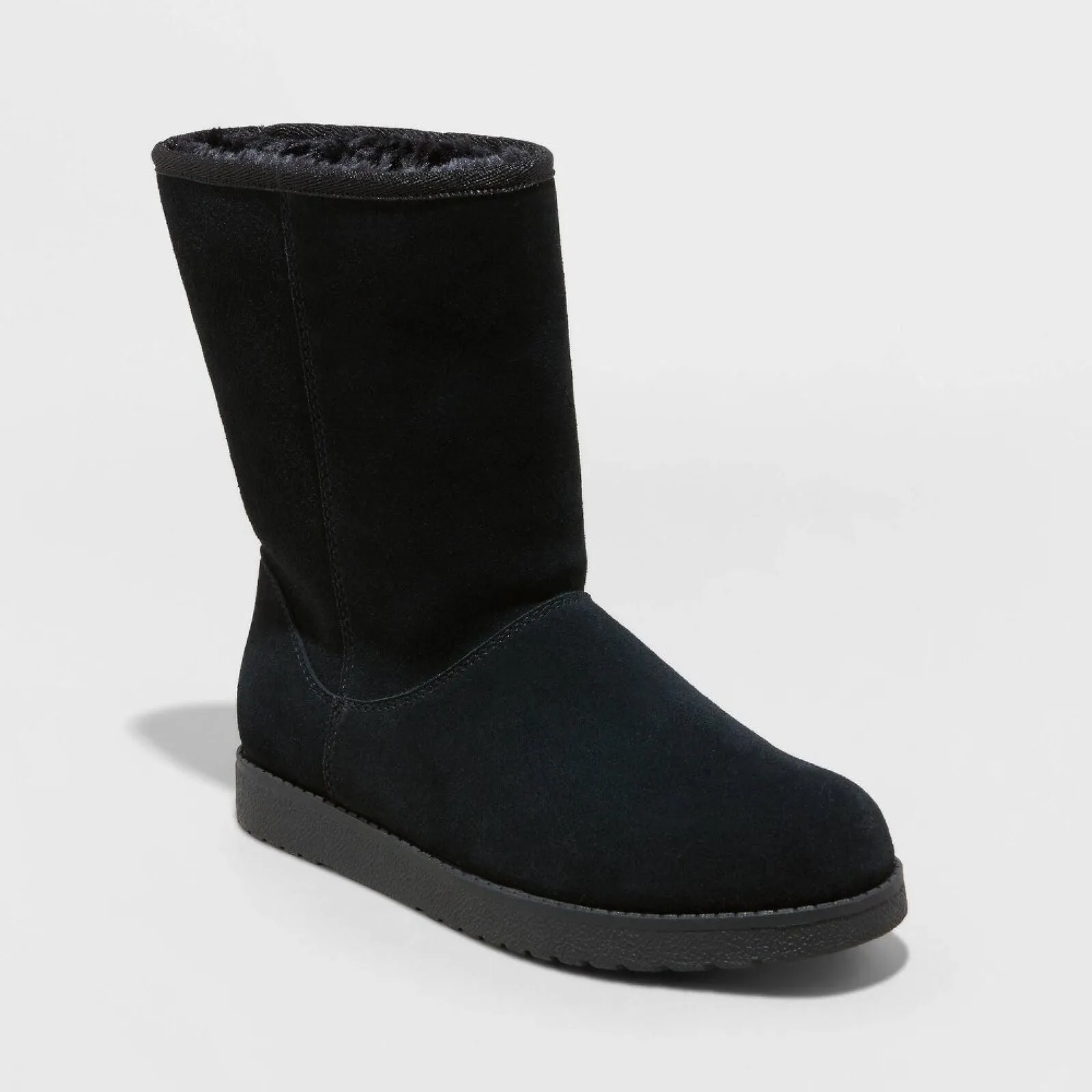Universal Thread Women's Soph Shearling Style Boots 88375490 Black 6M