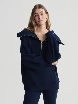 Varley | Vine Half Zip Pullover {Dark Sapphire}