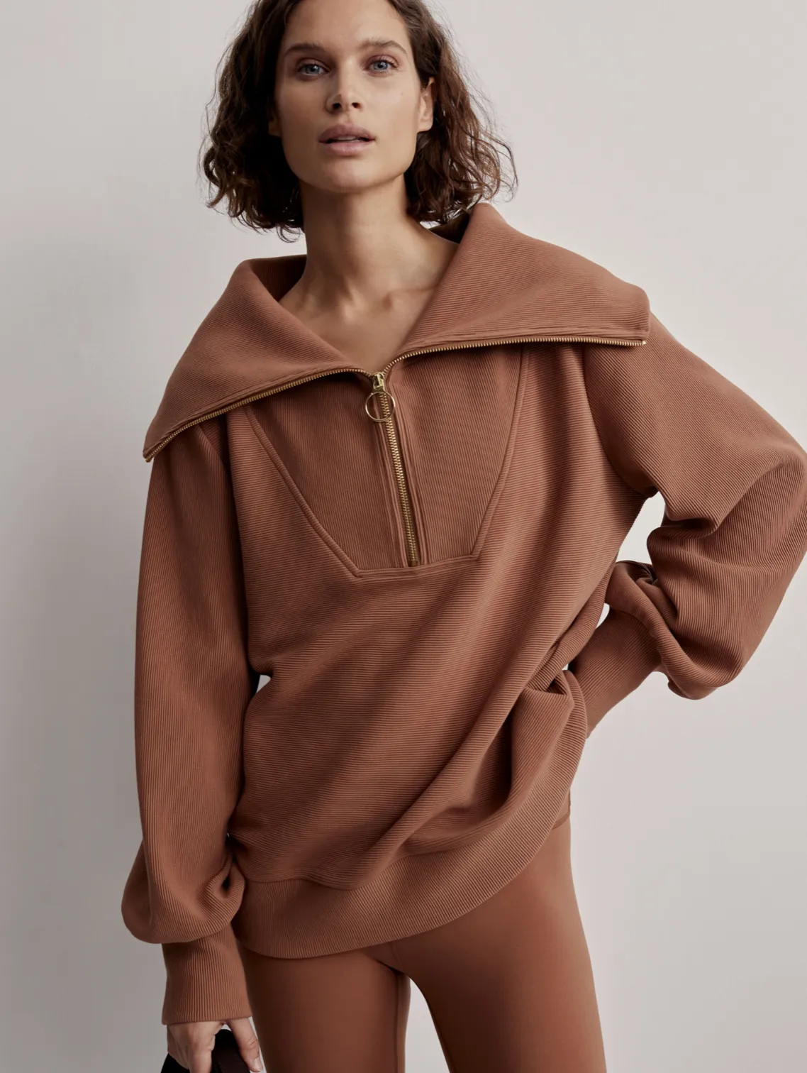 Varley | Vine Half Zip Pullover {Rawhide}