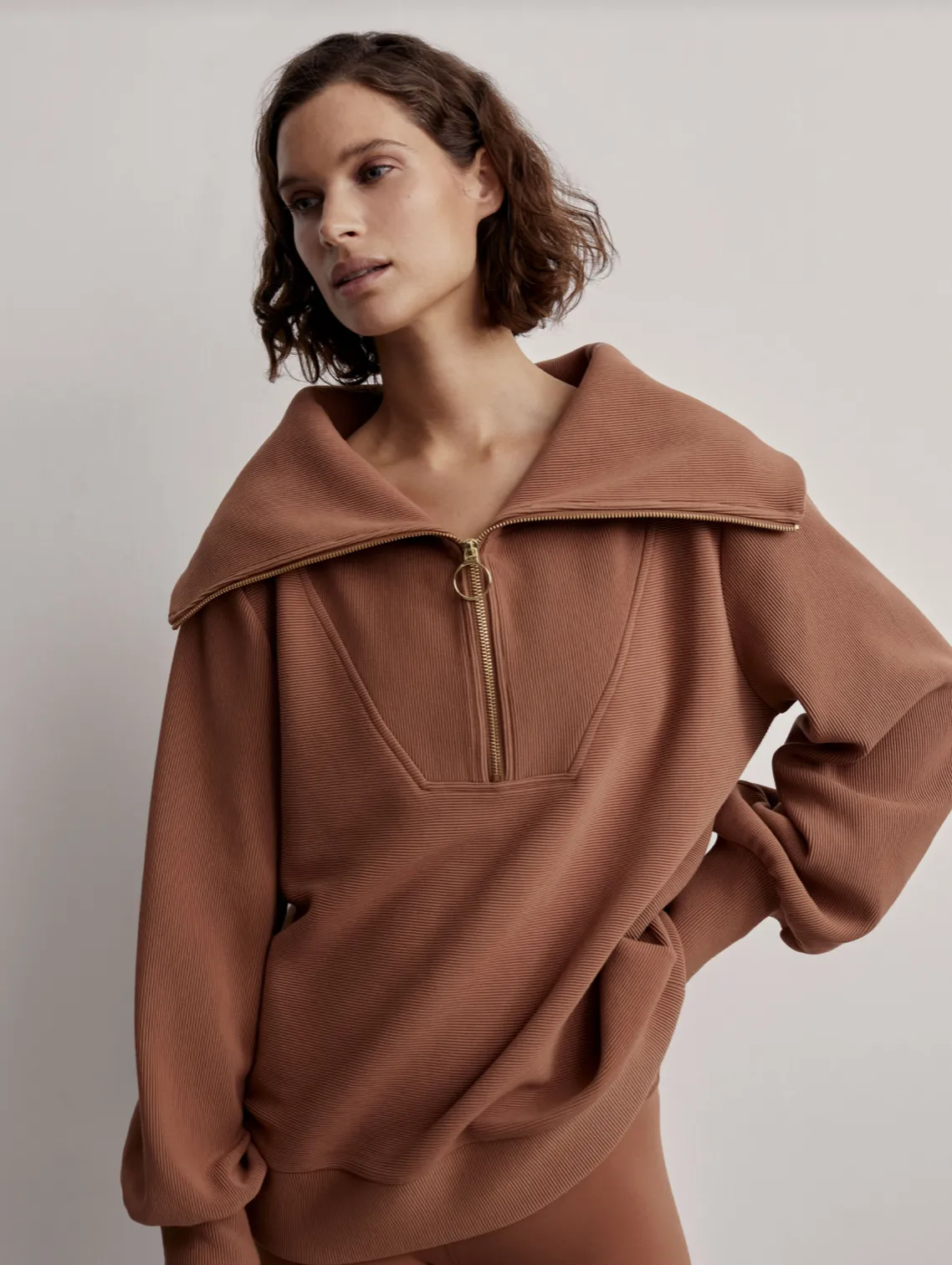 Varley | Vine Half Zip Pullover {Rawhide}