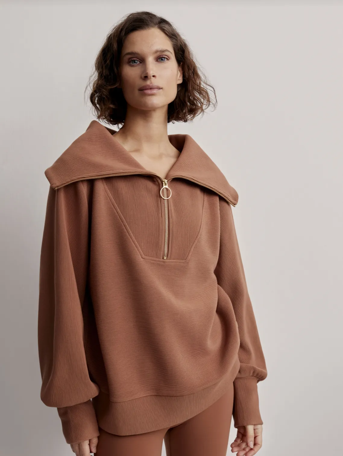 Varley | Vine Half Zip Pullover {Rawhide}